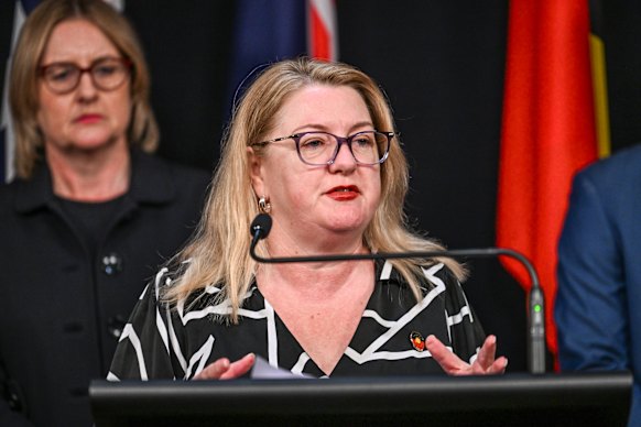 Retiring MP Natalie Hutchins in 2025.