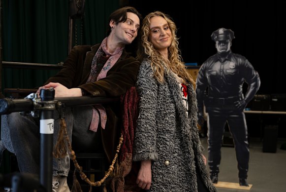 Rent stars Henry Rollo and Calista Nelmes at Opera Australia in Sydney. 