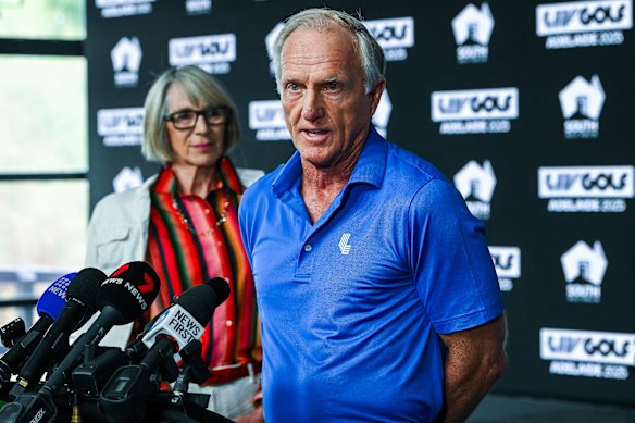Former LIV Golf supremo Greg Norman.