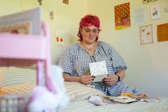 Poppy Bradley, 25, who lives with a chronic illness, has about 10 pen pals.