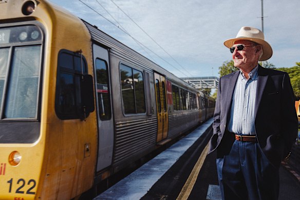 John Miles enjoys catching the train from Ascot, rather than the bus.