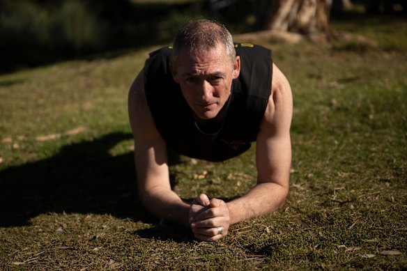 The FAST test Matt Quirk completed included measures of balance as well as strength and endurance.