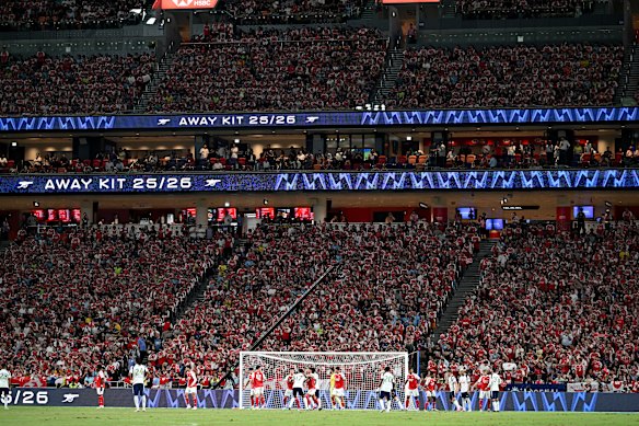 Arsenal and Tottenham played a preseason friendly at Kai Tak Sports Park in Hong Kong back in July.
