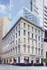 The new Louis Vuitton flagship store in Sydney.