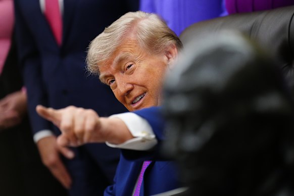 Trump: “They think I’ll get tired of this, or I’ll get bored, or I’ll have some pressure. But there’s no pressure, there’s no pressure at all.”