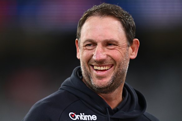 Josh Fraser is officially Carlton’s senior coach.