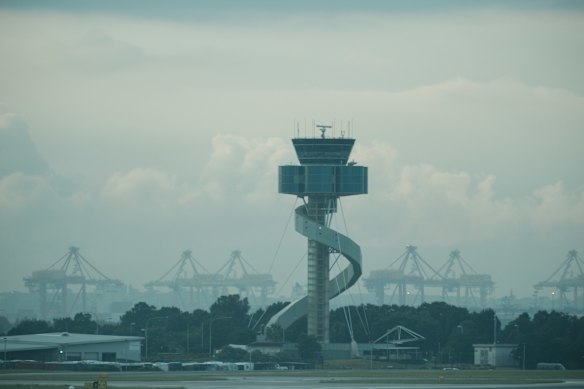 Sydney’s air traffic control tower.