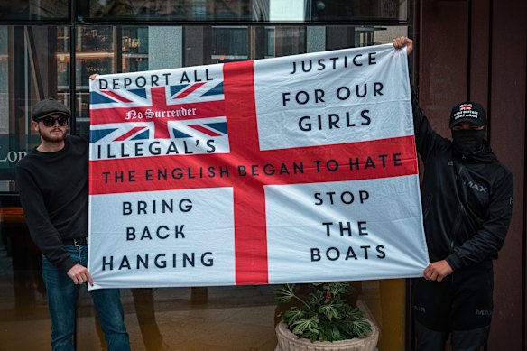 An inflammatory and inaccurate post helped drive the protests in Canary Wharf.