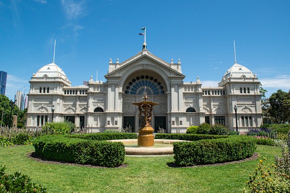Melbourne’s Royal Exhibition Building hosted the first meeting of federal parliament in 1901.