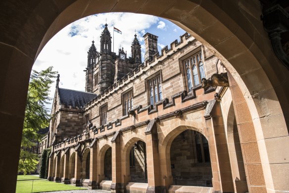 Sydney University staff have questioned the number of managers. 
