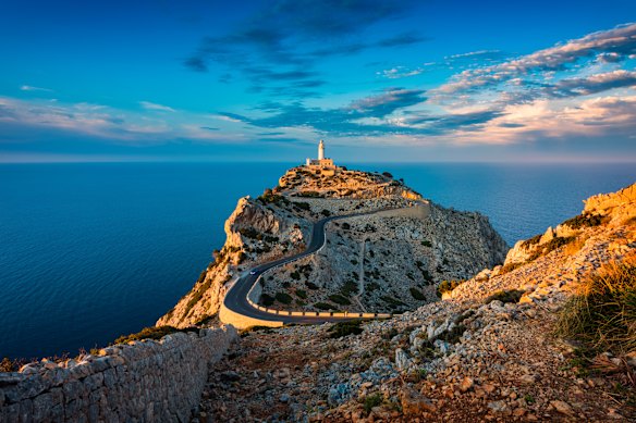 Lighthouse of Cap de Formentor, Mallorca, Balearic Islands, Spain.