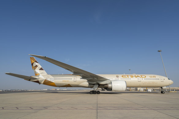 Etihad’s B777.