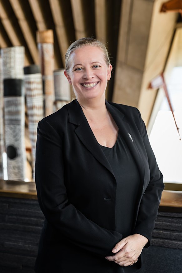 Amanda Yallop, pictured at Bennelong.