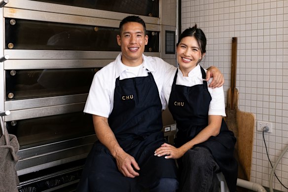 Chu Bakery owners Ryan and Seren Chu.