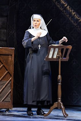 Rhonda Burchmore says she loved the sensible shoes in Sister Act.