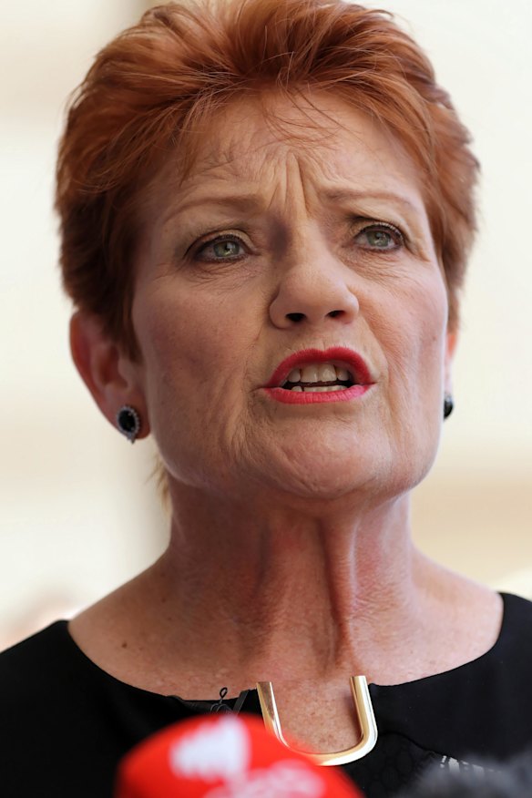 Take Pauline Hansen with more than a grain of salt