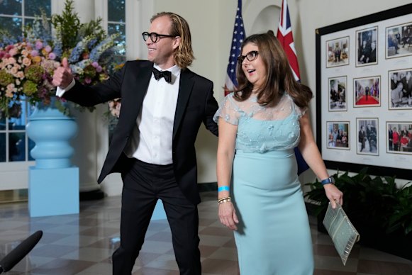 Wolfers and his economist wife Betsey Stevenson at the White House in 2023 for a state dinner with Prime Minister Anthony Albanese and then-president Joe Biden.