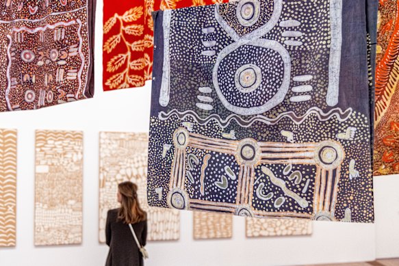 First Nations art at the National Gallery of Victoria.