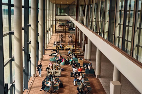 How busy will it get? An artist’s render of Western Sydney International (Nancy-Bird Walton) Airport.