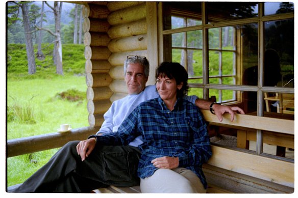 Epstein and Maxwell in an undated photograph released by the US Justice Department.