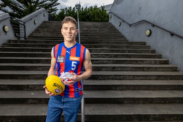 Sam Grlj overcame a mid-season rough patch to emerge as a potential first-round pick in the AFL draft.