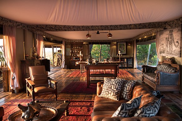 So much more than a tent ... the lounge.