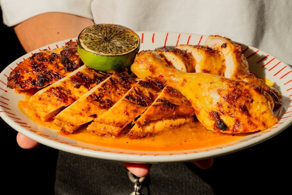 Get $25 plates of wood-fired free-range chicken with two sides on Wednesdays at Firebird.