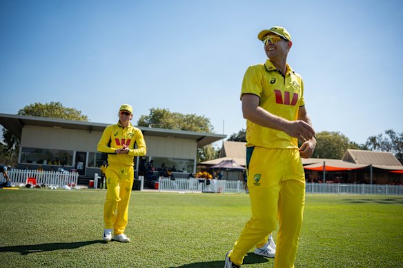 The Australia A men’s team wore Westpac logos on their shirts for a one-day international game against Sri Lanka in July.