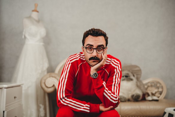 Daniel Muggleton well and truly inhabits his comic persona. 