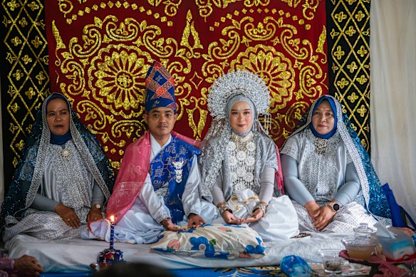 Wedding ceremony in Jorok Village.