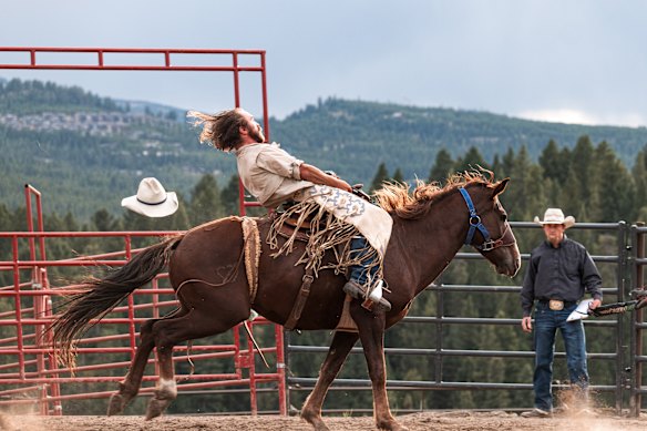 Tuesday night rodeo at Lone Mountain Ranch.