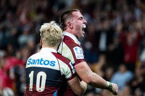 Joe Brial playing for the Reds in 2025.