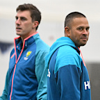 Pat Cummins and Usman Khawaja.