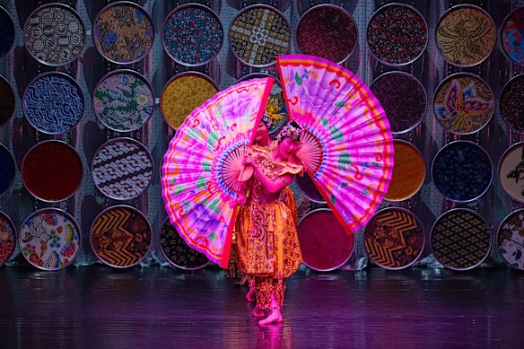 The choreography never feels like camp mimicry. 