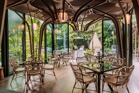 The Oasis restaurant.