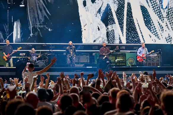 Thousands have flocked to Oasis’ first shows in 16 years.