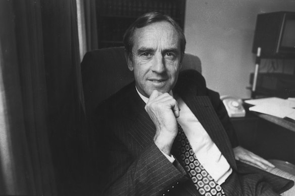 John Cain in his office.