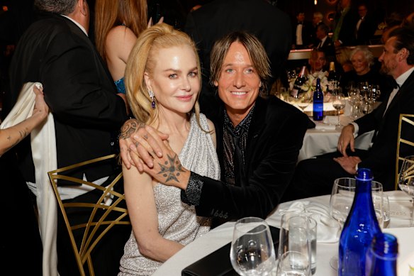 Nicole Kidman and Keith Urban at the Golden Globes  in January. 