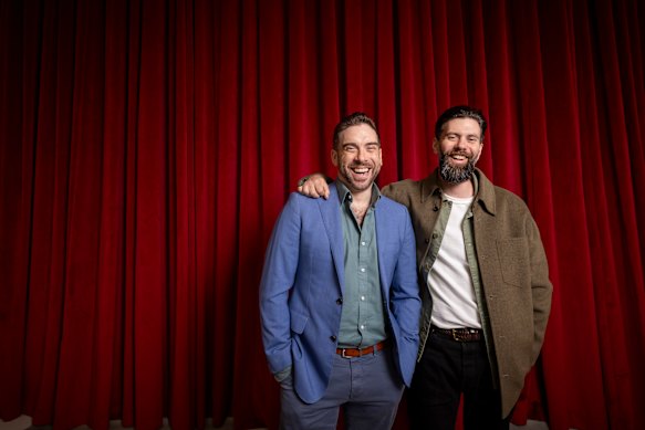 Opera Australia baritone Samuel  (left) and brother Toby Dundas, The Temper Trap drummer.