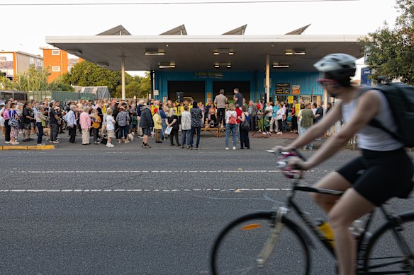 Locals in protest over the possible closure of a section of Wellington Street in Collingwood.