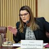 Greens senator Sarah Hanson-Young.