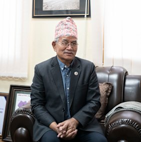 “We are trying to reduce fossil fuel vehicles in my town,” the mayor of Lalitpur, Chiri Babu Maharjan, said.