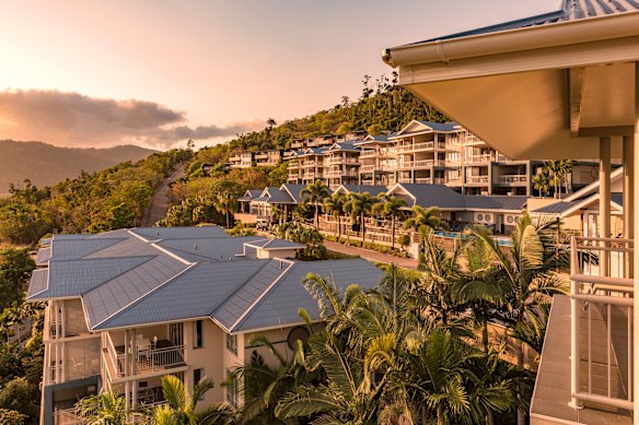 Club Wyndham Airlie Beach is set on a hillside.