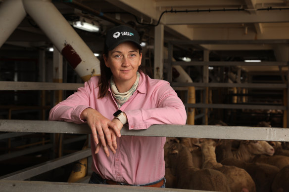 Livestock vet Holly Ludeman helped radically restyle the image of live sheep exports.
