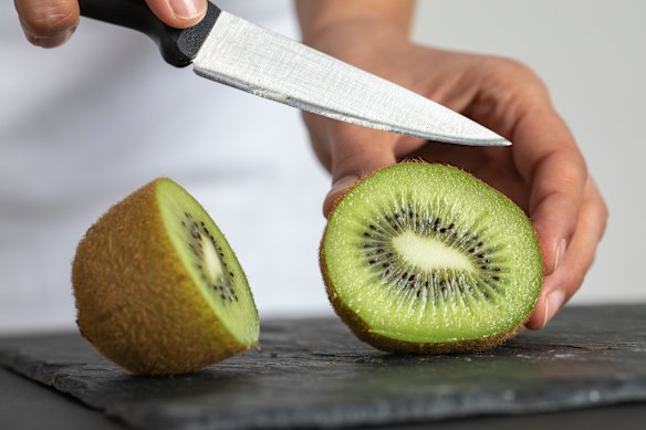 Kiwi fruit contains actinidin, which aids digestion, and vitamin C.