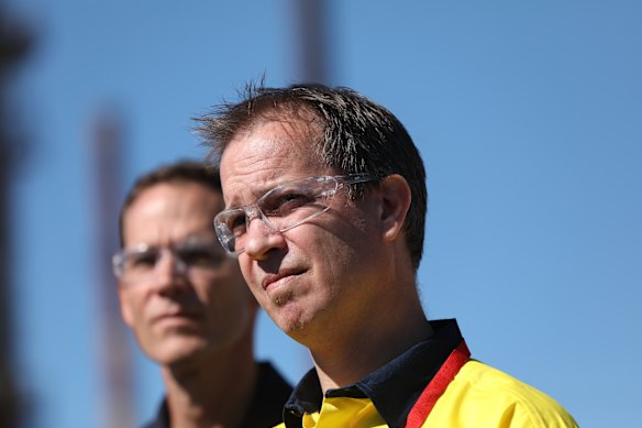 Ampol chief executive Matt Halliday.