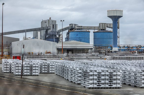 The Tomago smelter has been facing an uncertain future with its power supply deal with AGL running out in 2028.