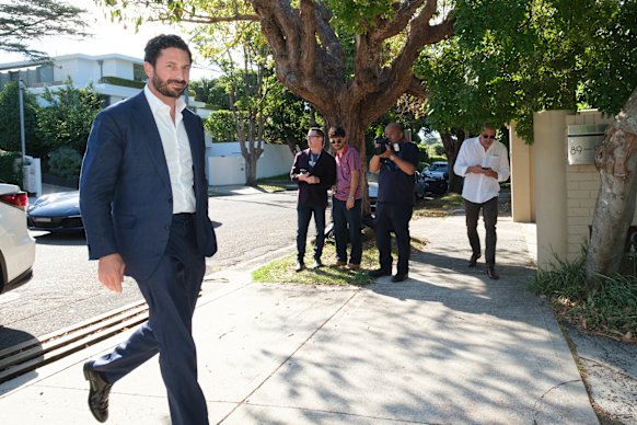 Seven West Media’s Ryan Stokes made the trip east.