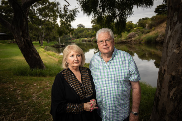 Rae and Colin Waters were left devastated by the 2022 floods.