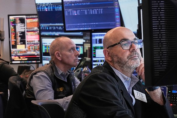Wall Street is on track for another losing session. 